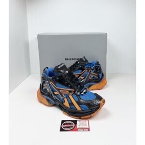 Size 39EU/6US - Balenciaga Runner Blue Orange Sneakers💙 New/Retail $1,150!